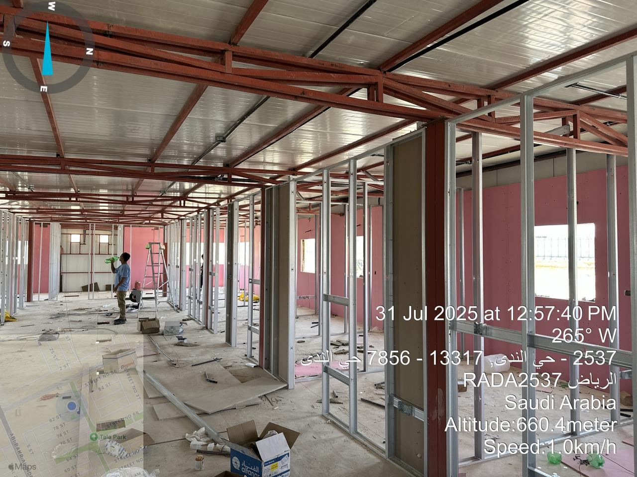Prefabricated rooms, caravans and cabins