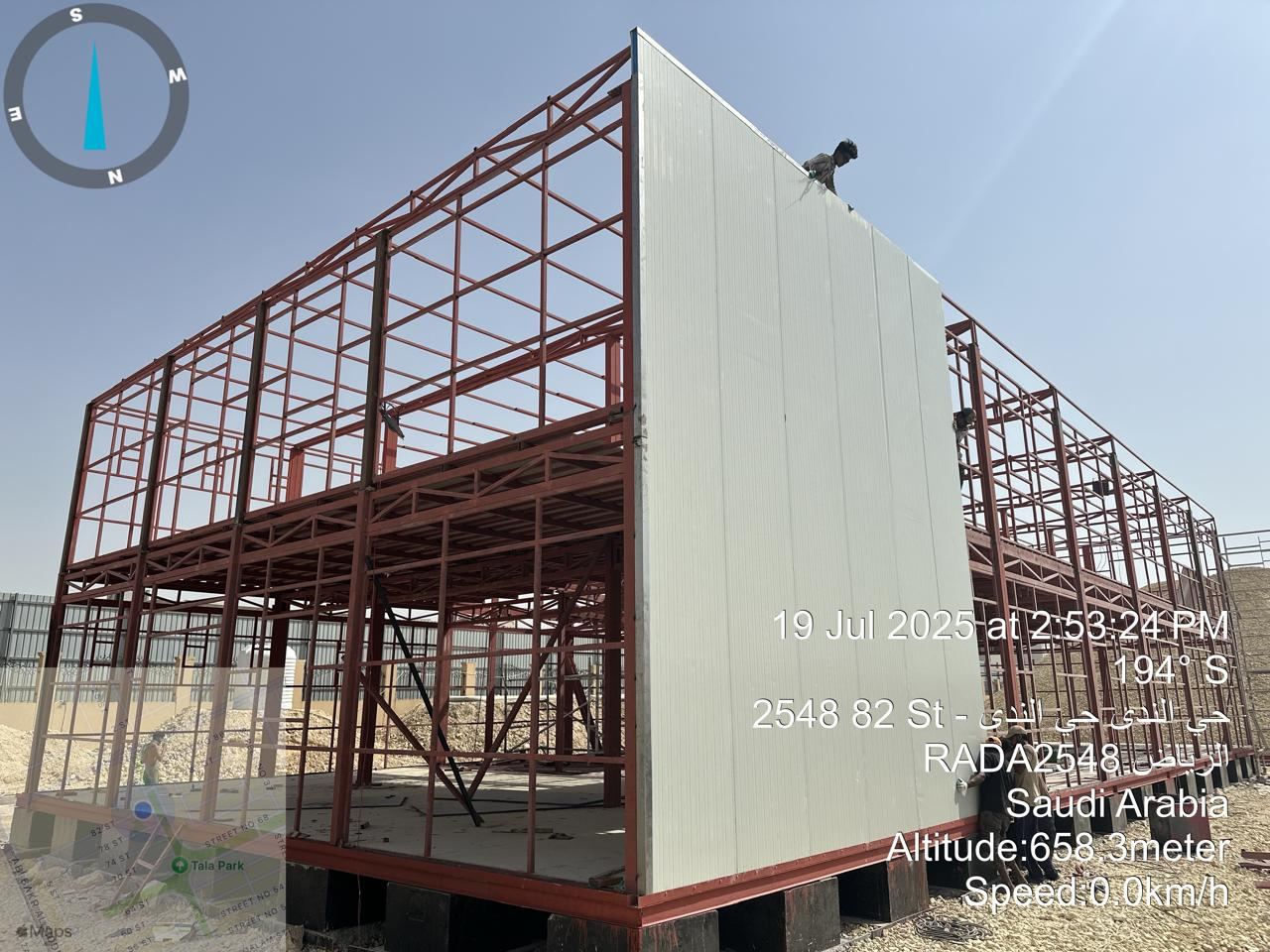 Prefabricated rooms, caravans and cabins