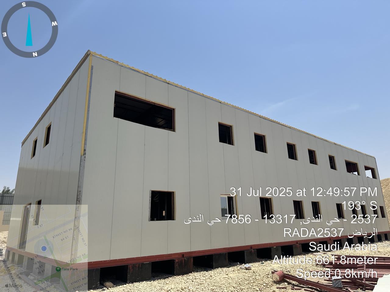 Prefabricated rooms, caravans and cabins
