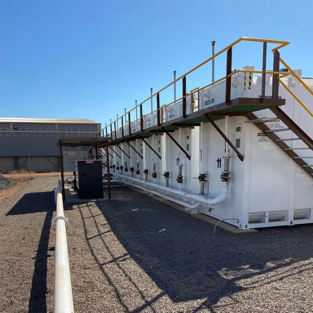 Extension of sewage and electricity