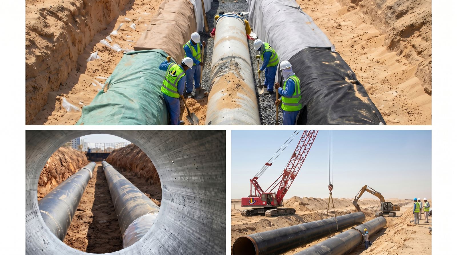 Extension of sewage and electricity
